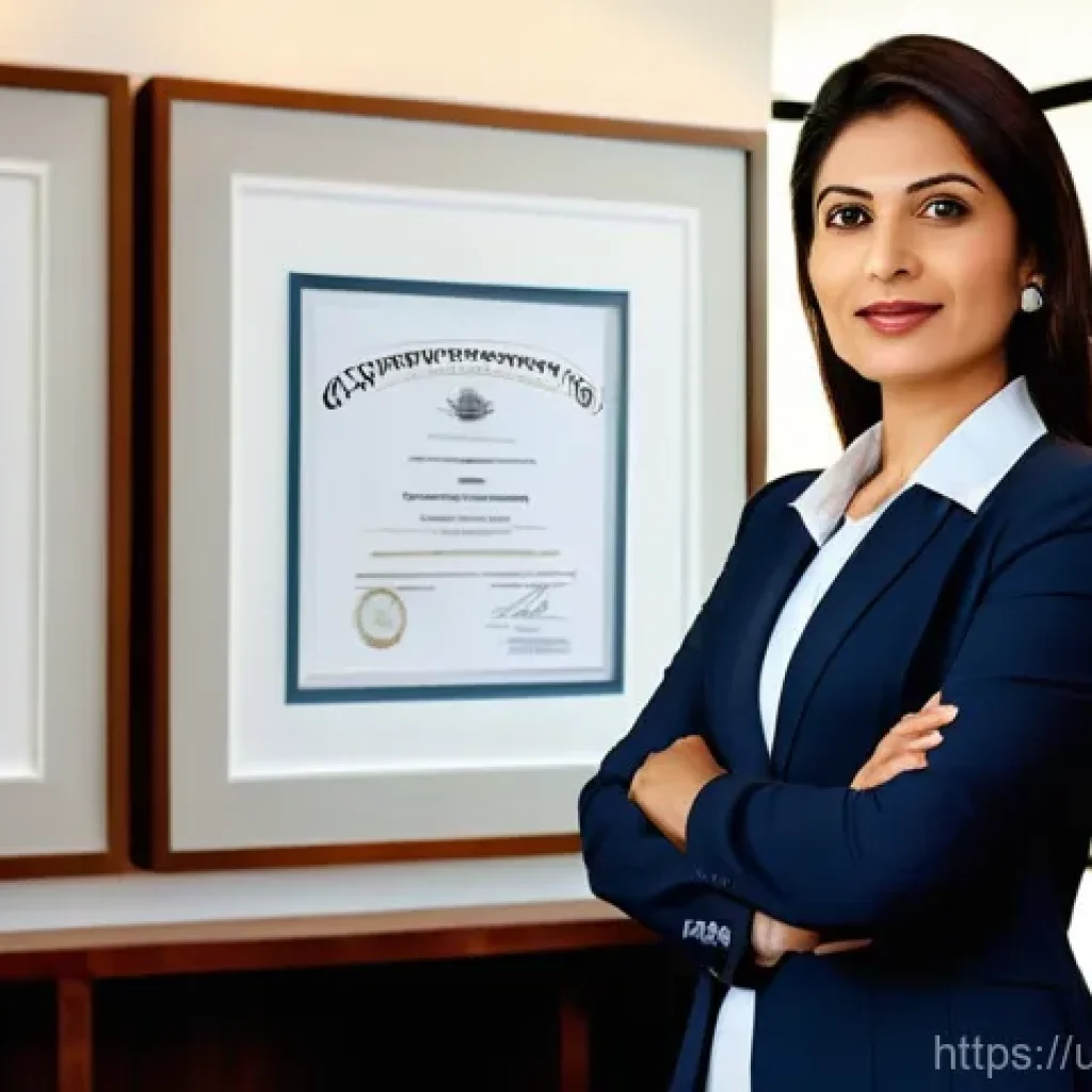 감정평가사의 실무에서 필요한 인증 - **Image Prompt 1: The Certified Professional in Action**
"A professional female Certified Genera...