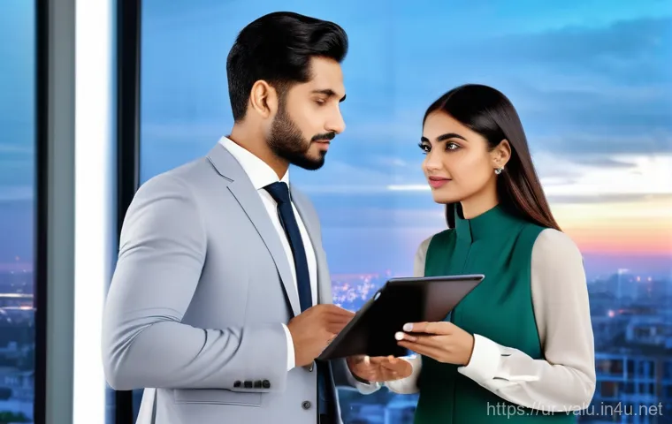 감정평가사와 감정평가 기준 변화 - **Prompt 2: Navigating Property Taxes**
"An attentive Pakistani couple, in their 40s, sits at a ... 감정평가사와 감정평가 기준 변화 - **Prompt 2: Navigating Property Taxes**
"An attentive Pakistani couple, in their 40s, sits at a ...